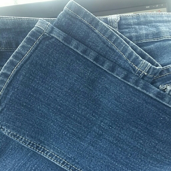 BQB Jeans Flap Pockets Studs Distressed Skinny EUC - Picture 5 of 8